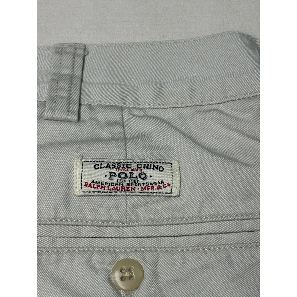 Polo Ralph Lauren Philip Short Mens 36X8 Khaki Tan Classic Chino‎ Cotton Shorts
